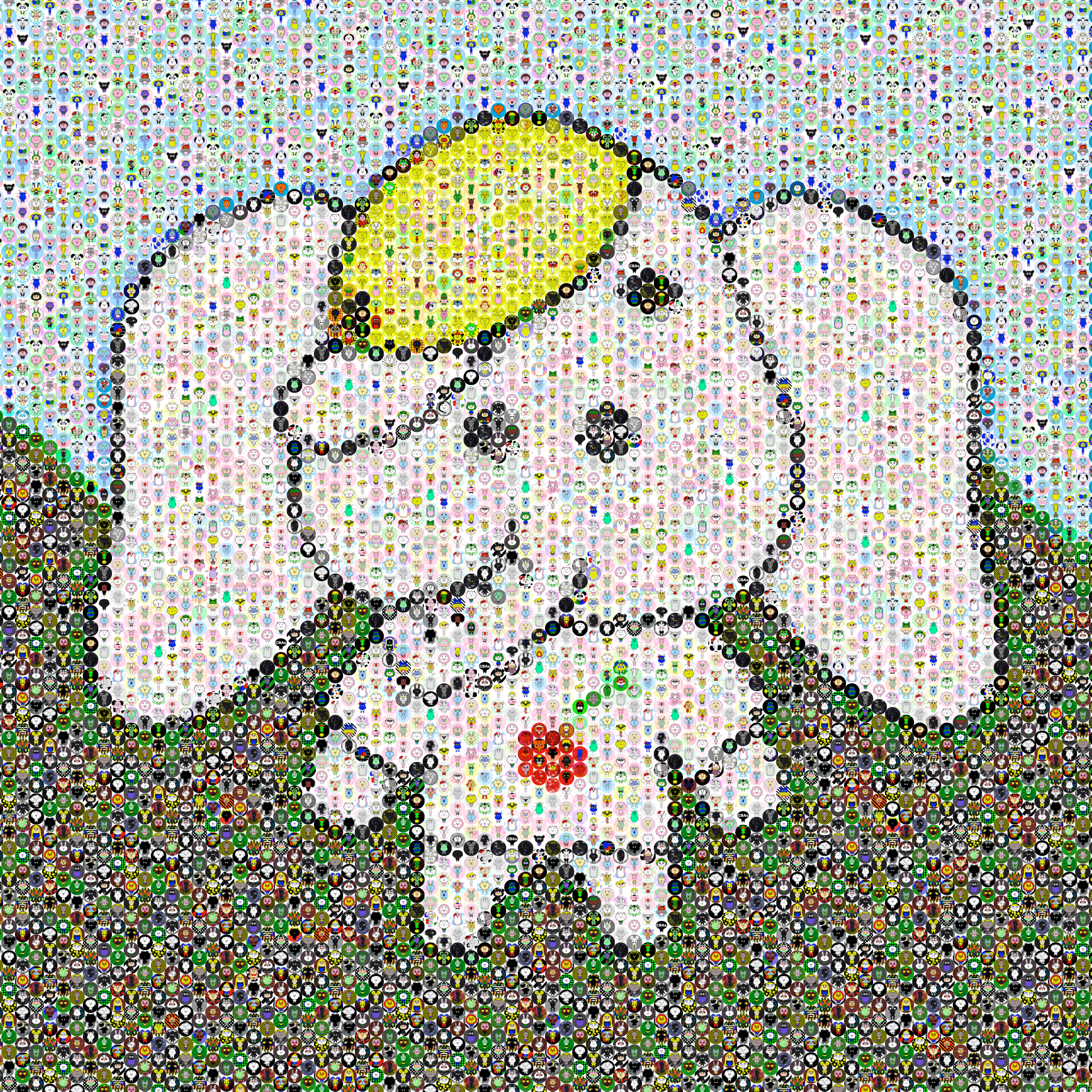 Crypto Baby Animals Mosaic #1691