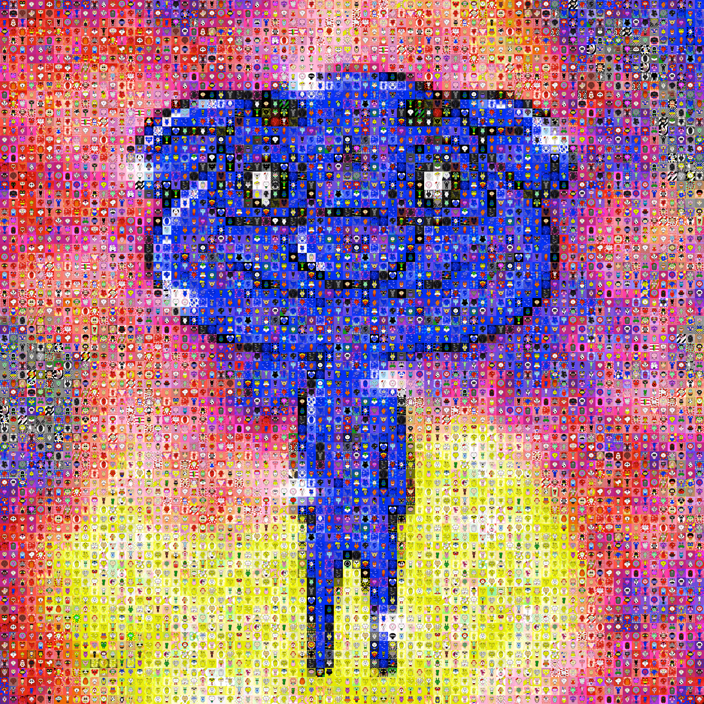 Crypto Baby Animals Mosaic #4270