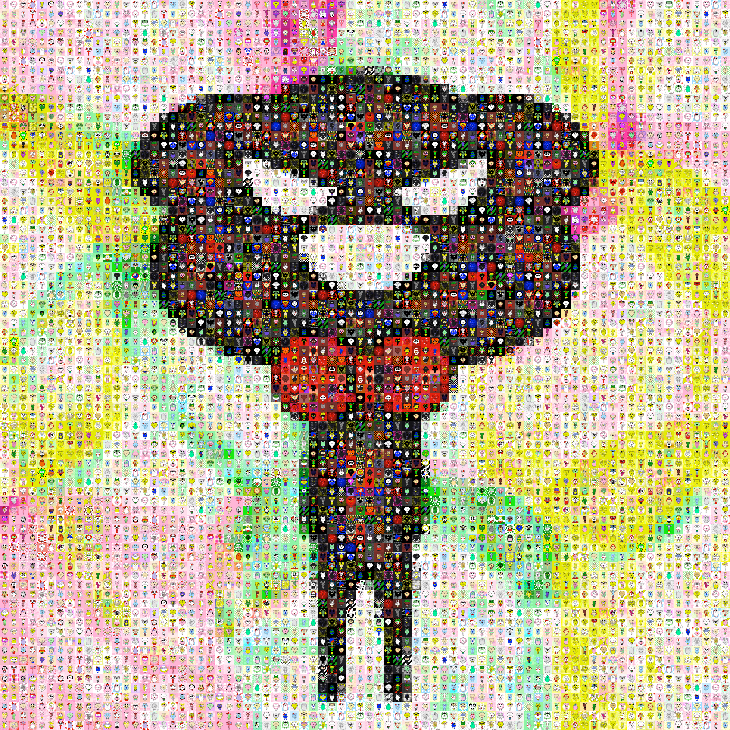 Crypto Baby Animals Mosaic #4470